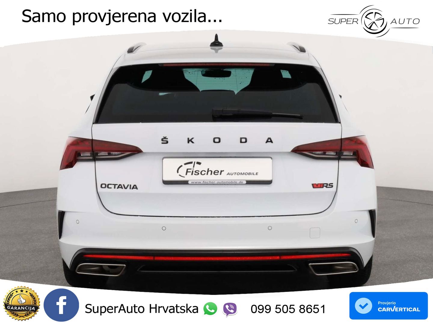 Škoda Octavia Combi RS 2.0 TDI (200 KS) DSG LED+GR SJED+ACC