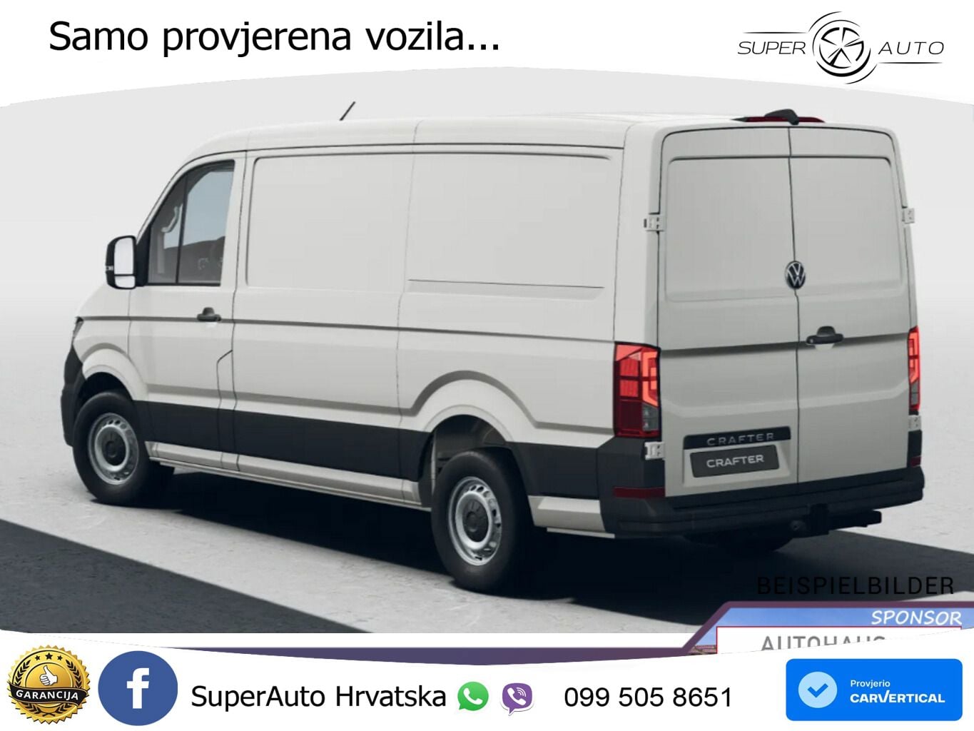 Volkswagen Crafter 35 AT8 L3H2 Kam Temp 2xPDC UVP-39%* 177 KS