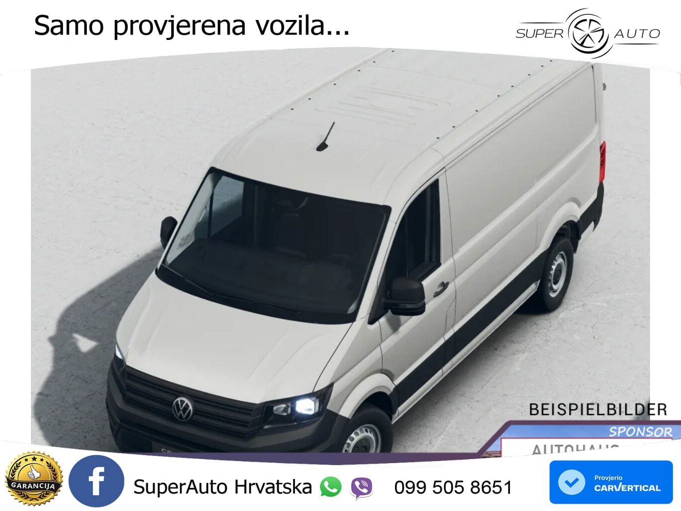 Volkswagen Crafter 35 AT8 L3H2 Kam Temp 2xPDC UVP-39%* 177 KS