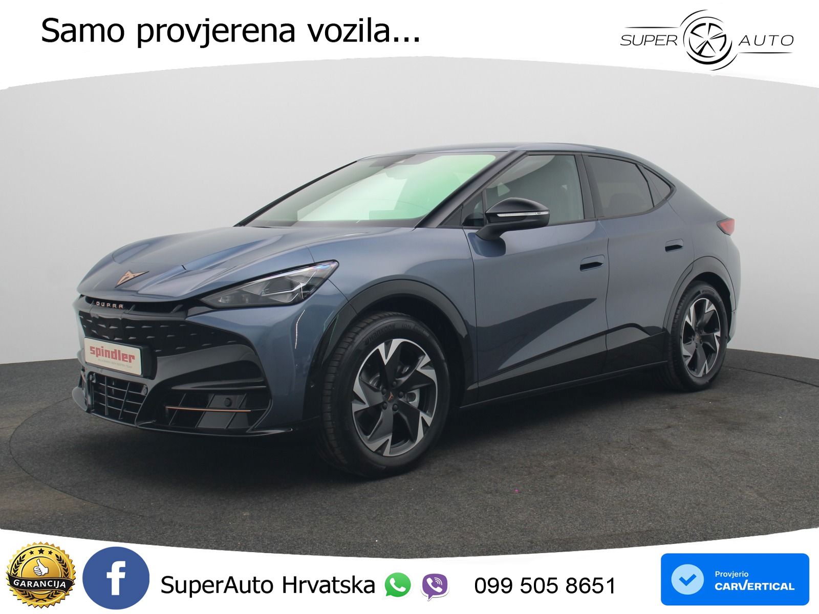 Cupra Tavascan 82 kWh (286 KS) LED+GR SJED+ACC