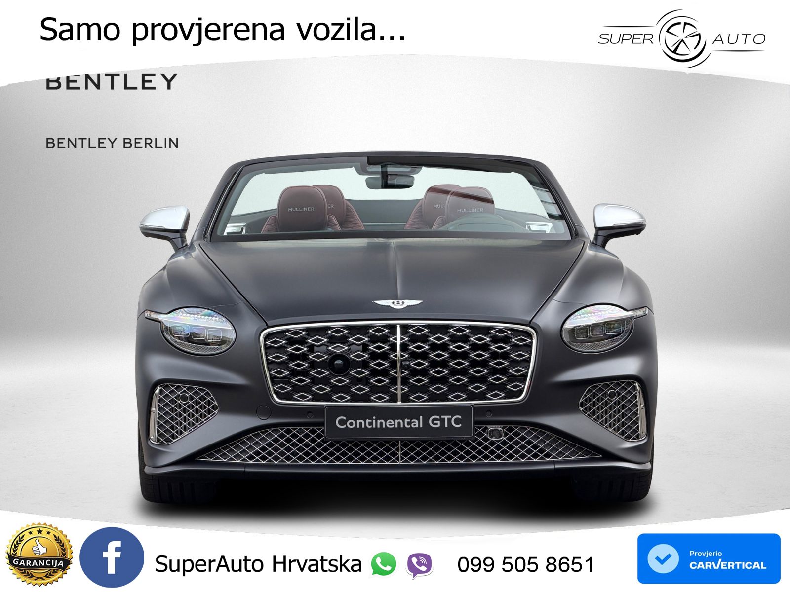 Bentley Continental GTC IV 4.0 V8 TFSi (782 KS) AWD DCT LED+GR SJED+ACC