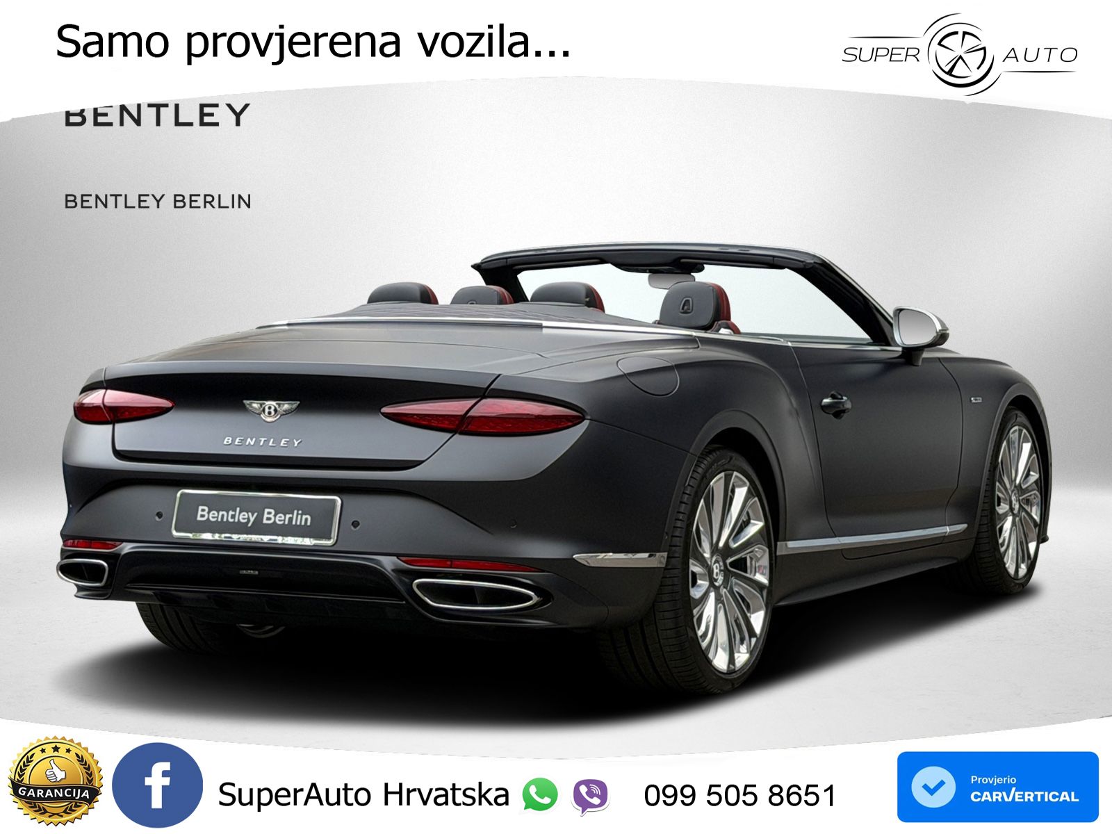 Bentley Continental GTC IV 4.0 V8 TFSi (782 KS) AWD DCT LED+GR SJED+ACC