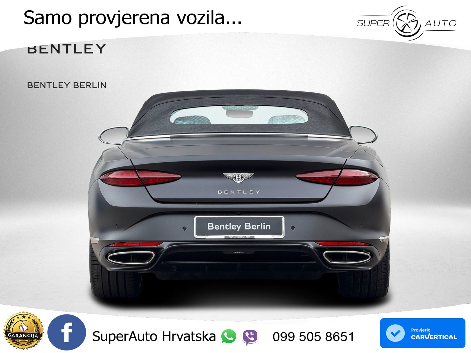 Bentley Continental GTC IV 4.0 V8 TFSi (782 KS) AWD DCT LED+GR SJED+ACC