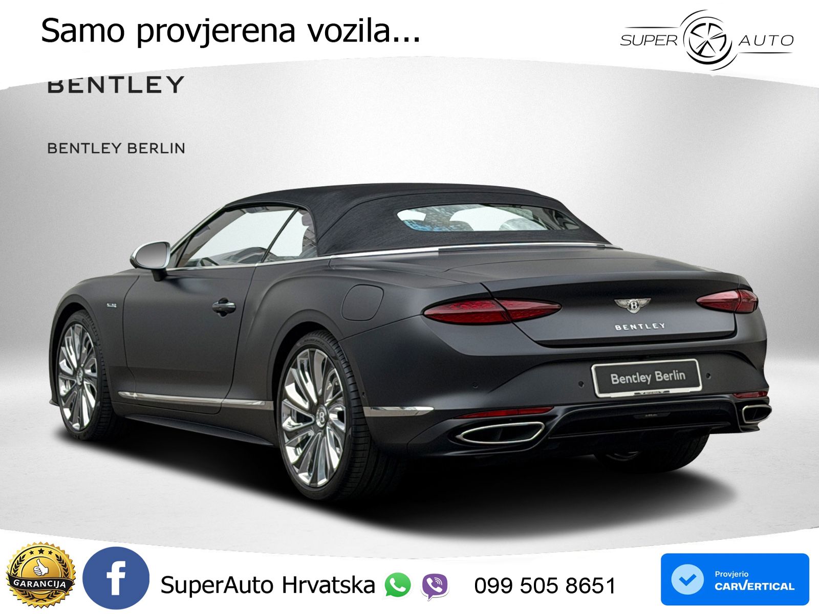 Bentley Continental GTC IV 4.0 V8 TFSi (782 KS) AWD DCT LED+GR SJED+ACC