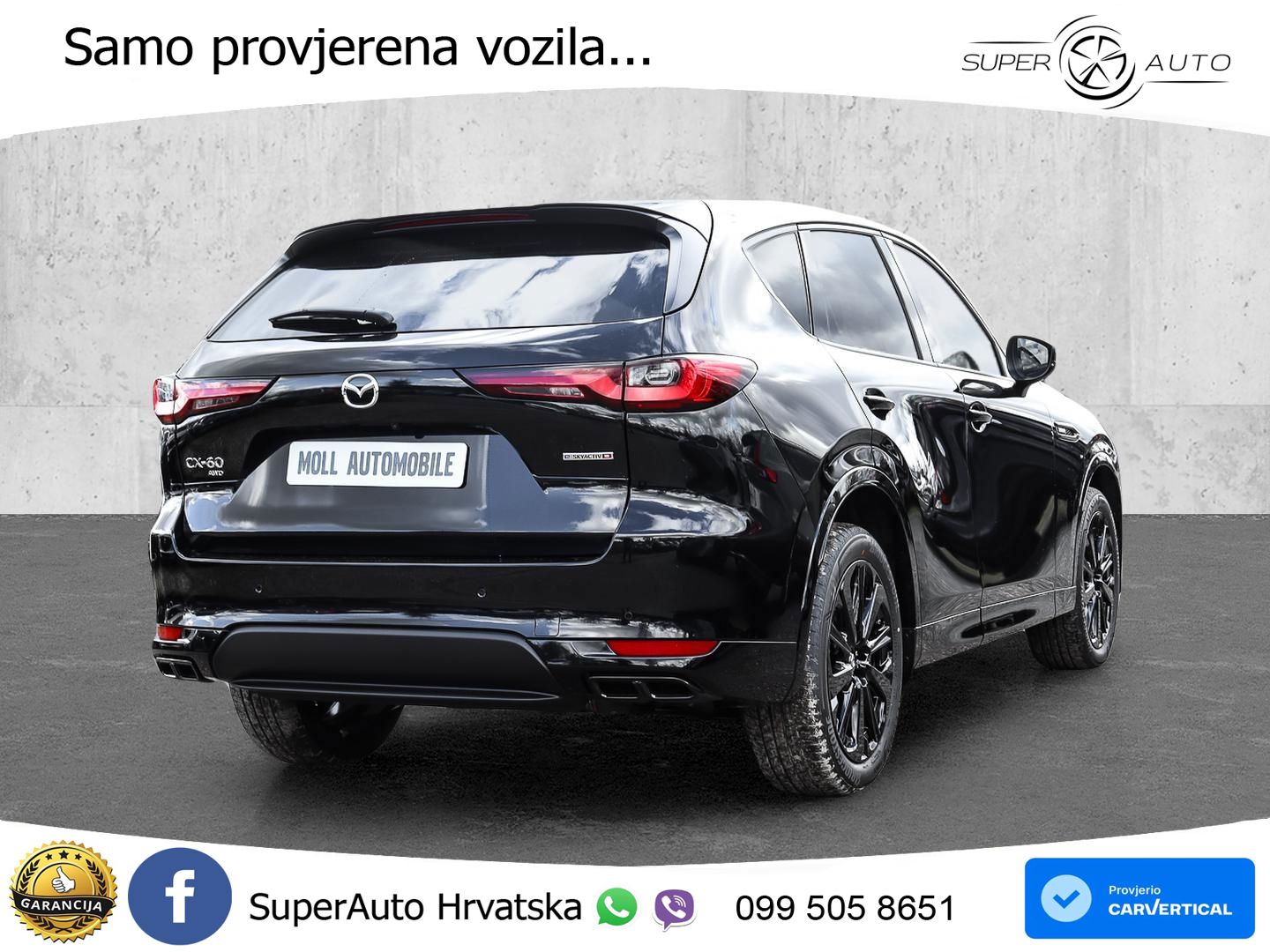 Mazda CX-60 3.3 e-Skyactiv D (254 KS) AWD Automatic LED+GR SJED+ACC
