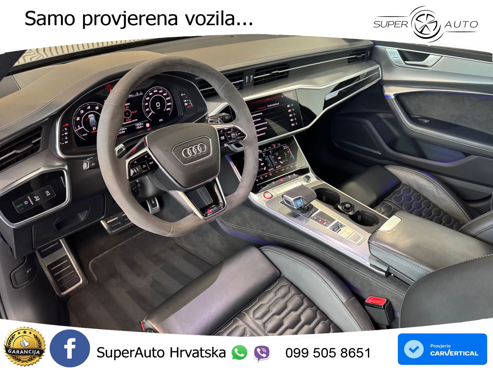 Audi RS6 Avant 4.0 TFSI V8 (600 KS) quattro Tiptronic MATRIX+GR SJED+KAM