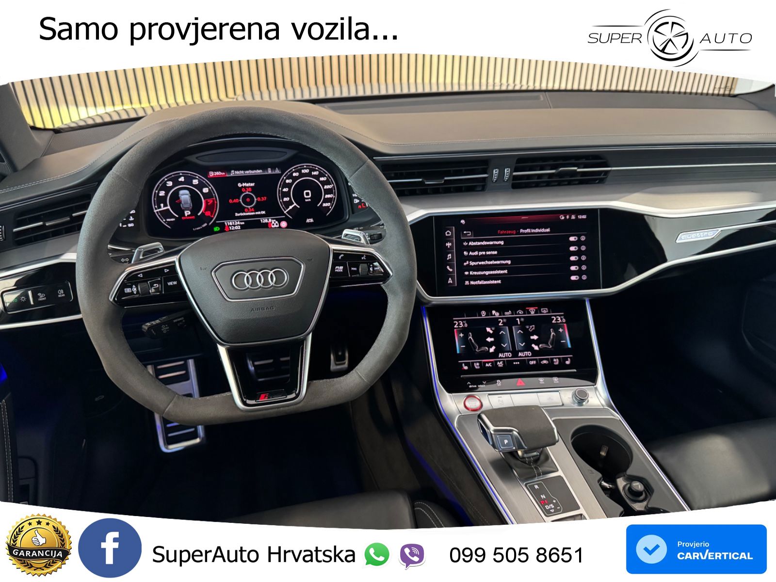Audi RS6 Avant 4.0 TFSI V8 (600 KS) quattro Tiptronic MATRIX+GR SJED+KAM