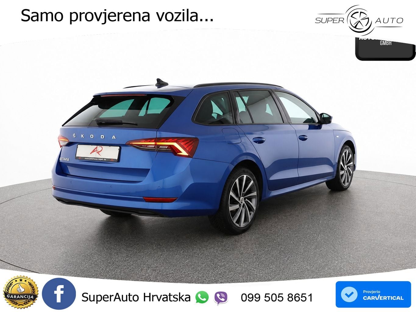 Škoda Octavia Combi 2.0 TDI (150 KS) DSG LED+GR SJED+ACC