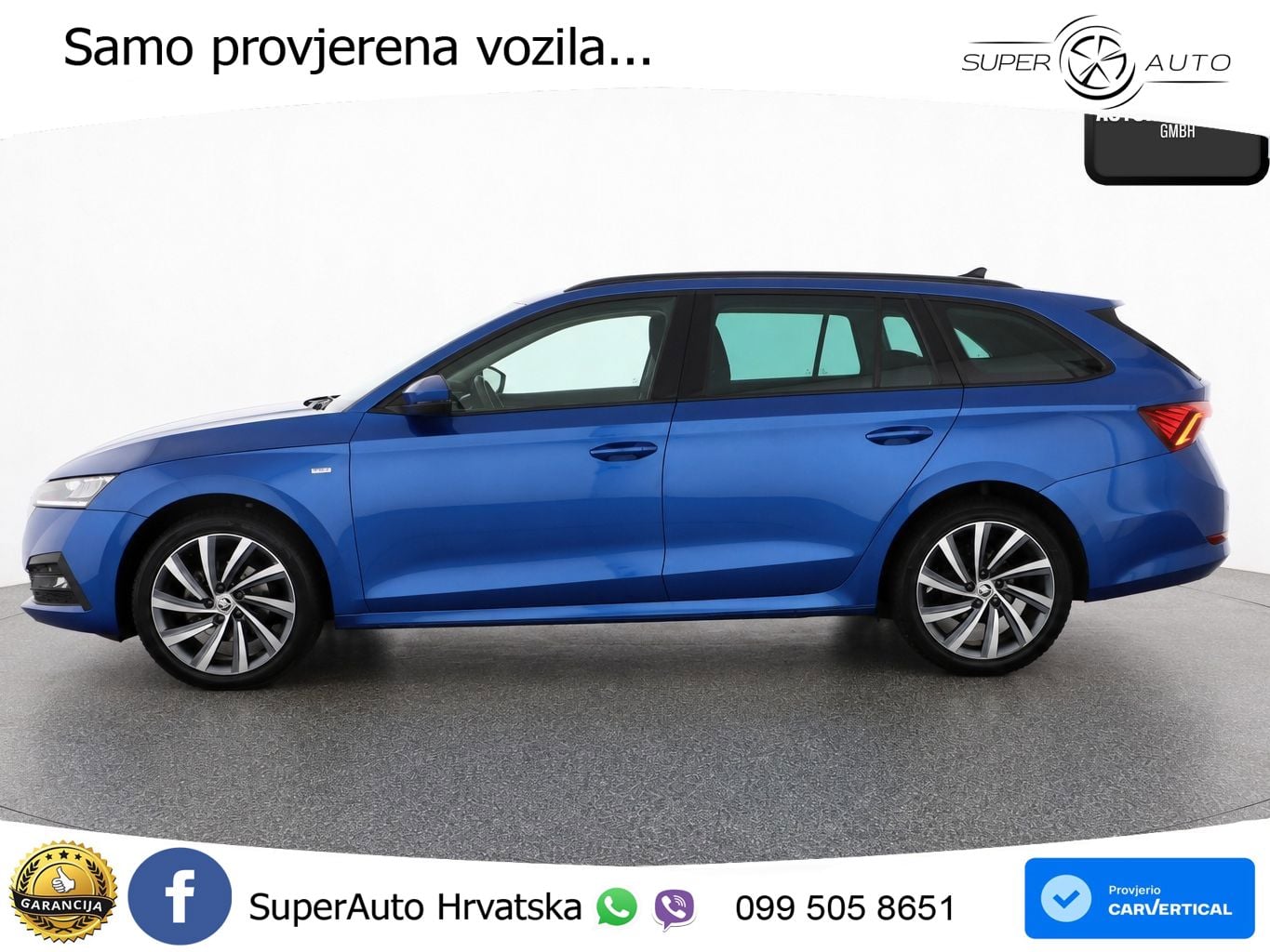 Škoda Octavia Combi 2.0 TDI (150 KS) DSG LED+GR SJED+ACC