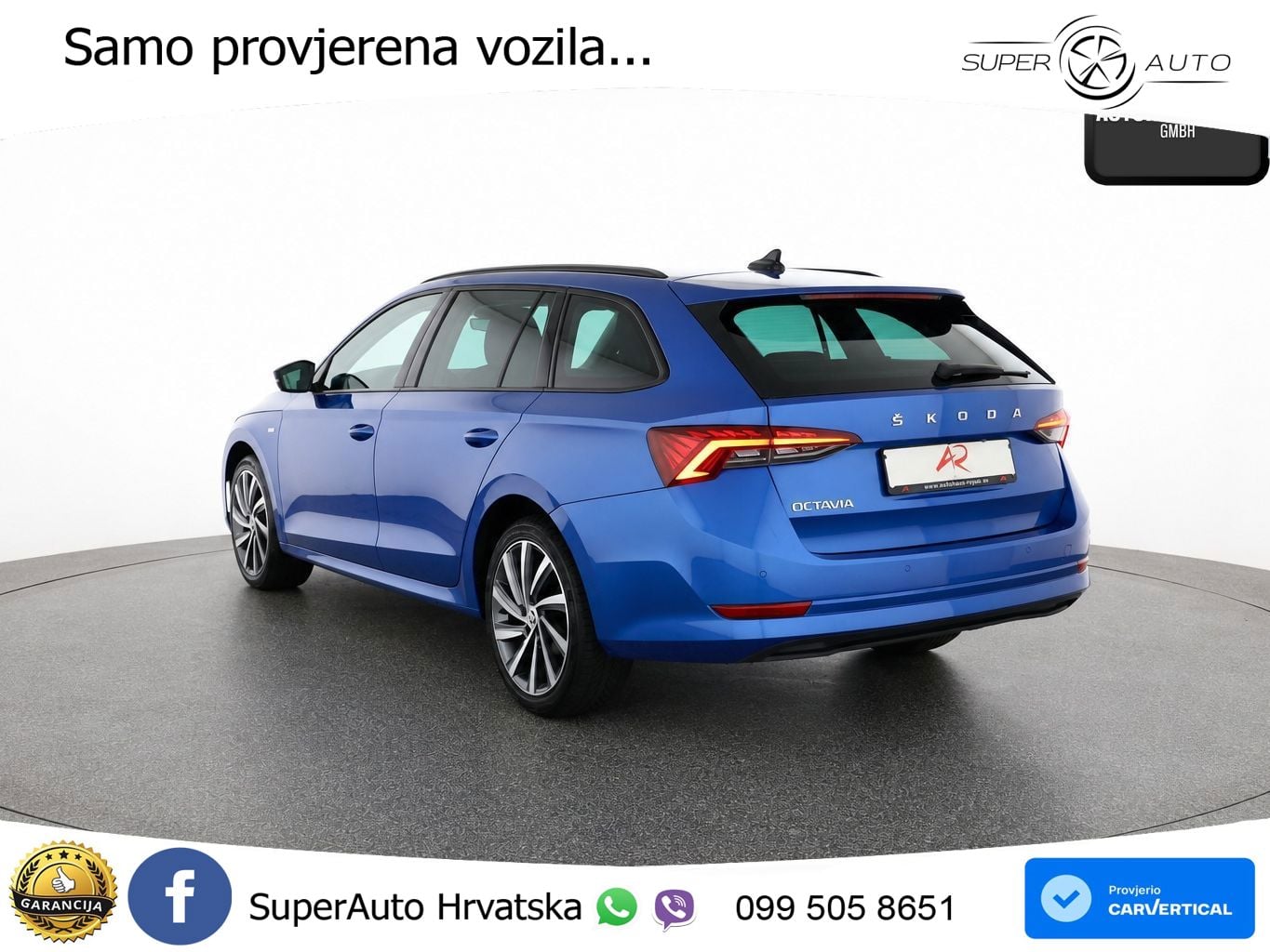 Škoda Octavia Combi 2.0 TDI (150 KS) DSG LED+GR SJED+ACC