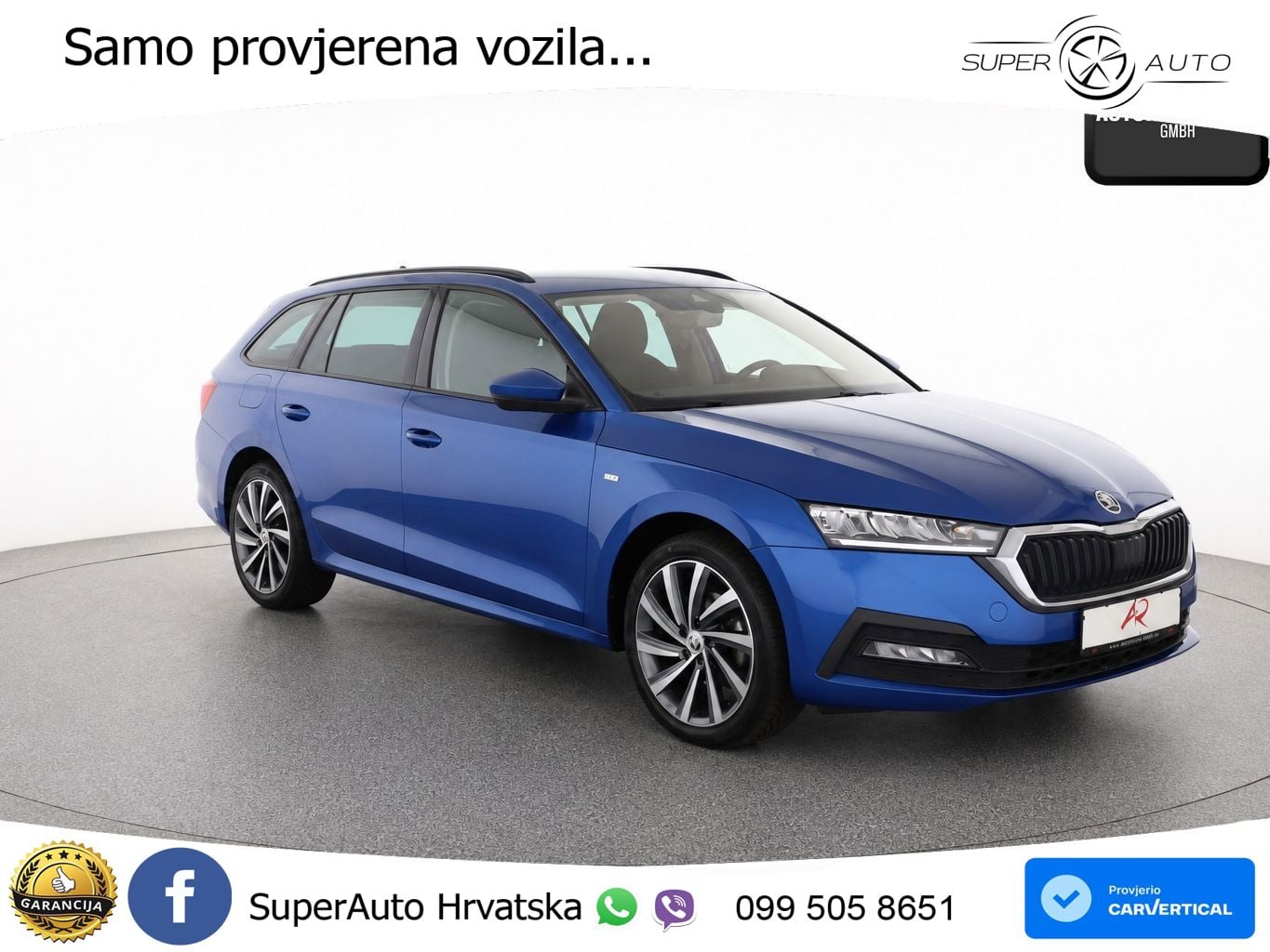 Škoda Octavia Combi 2.0 TDI (150 KS) DSG LED+GR SJED+ACC
