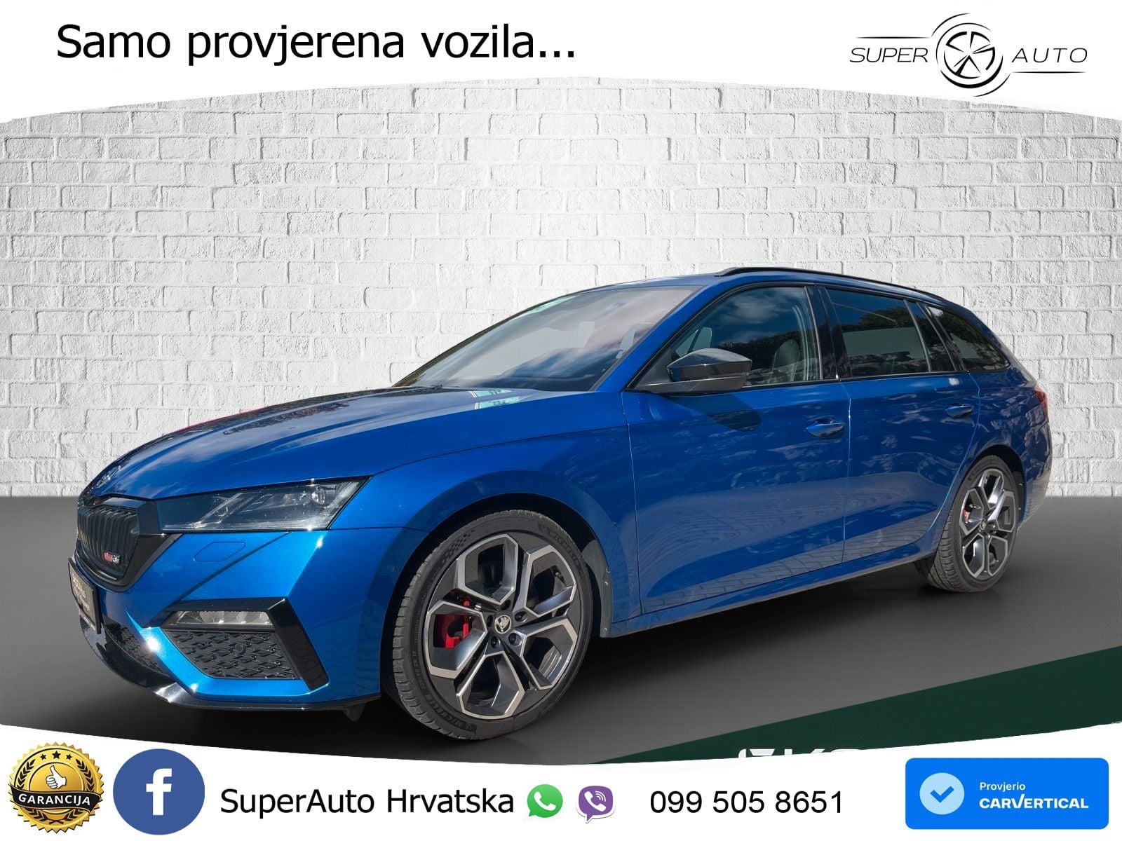 Škoda Octavia Combi RS 2.0 TSI (245 KS) DSG LED+GR SJED+ACC
