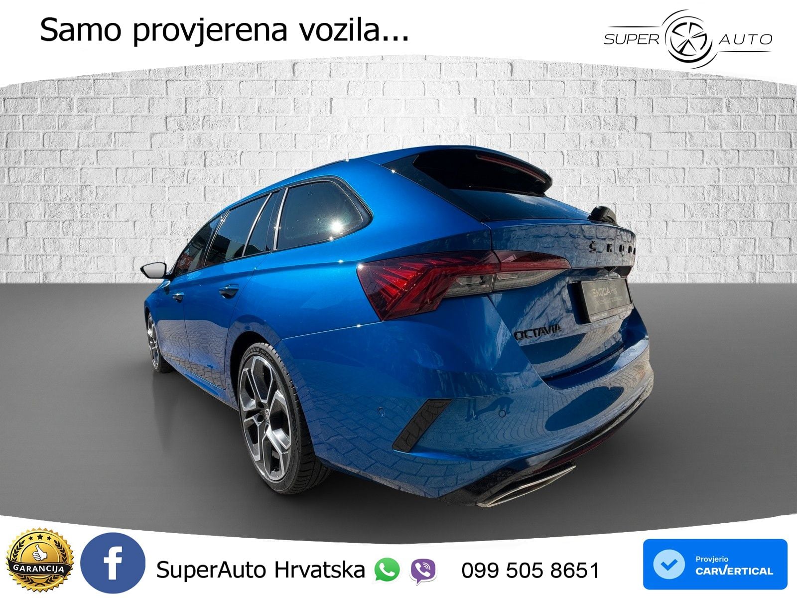 Škoda Octavia Combi RS 2.0 TSI (245 KS) DSG LED+GR SJED+ACC