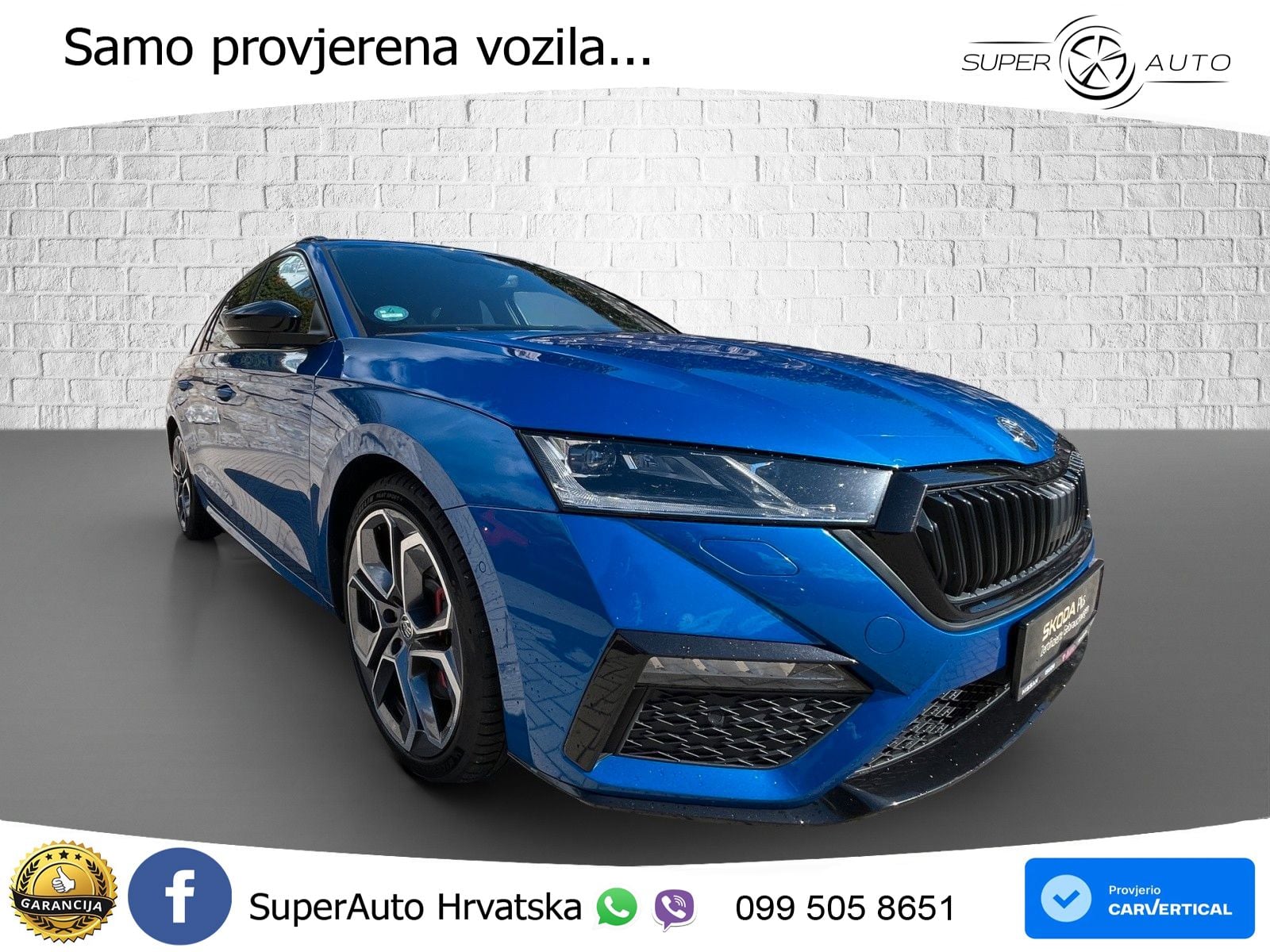 Škoda Octavia Combi RS 2.0 TSI (245 KS) DSG LED+GR SJED+ACC