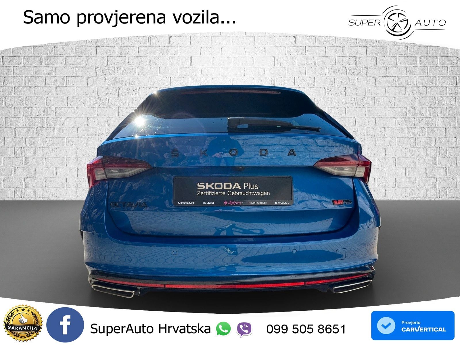 Škoda Octavia Combi RS 2.0 TSI (245 KS) DSG LED+GR SJED+ACC