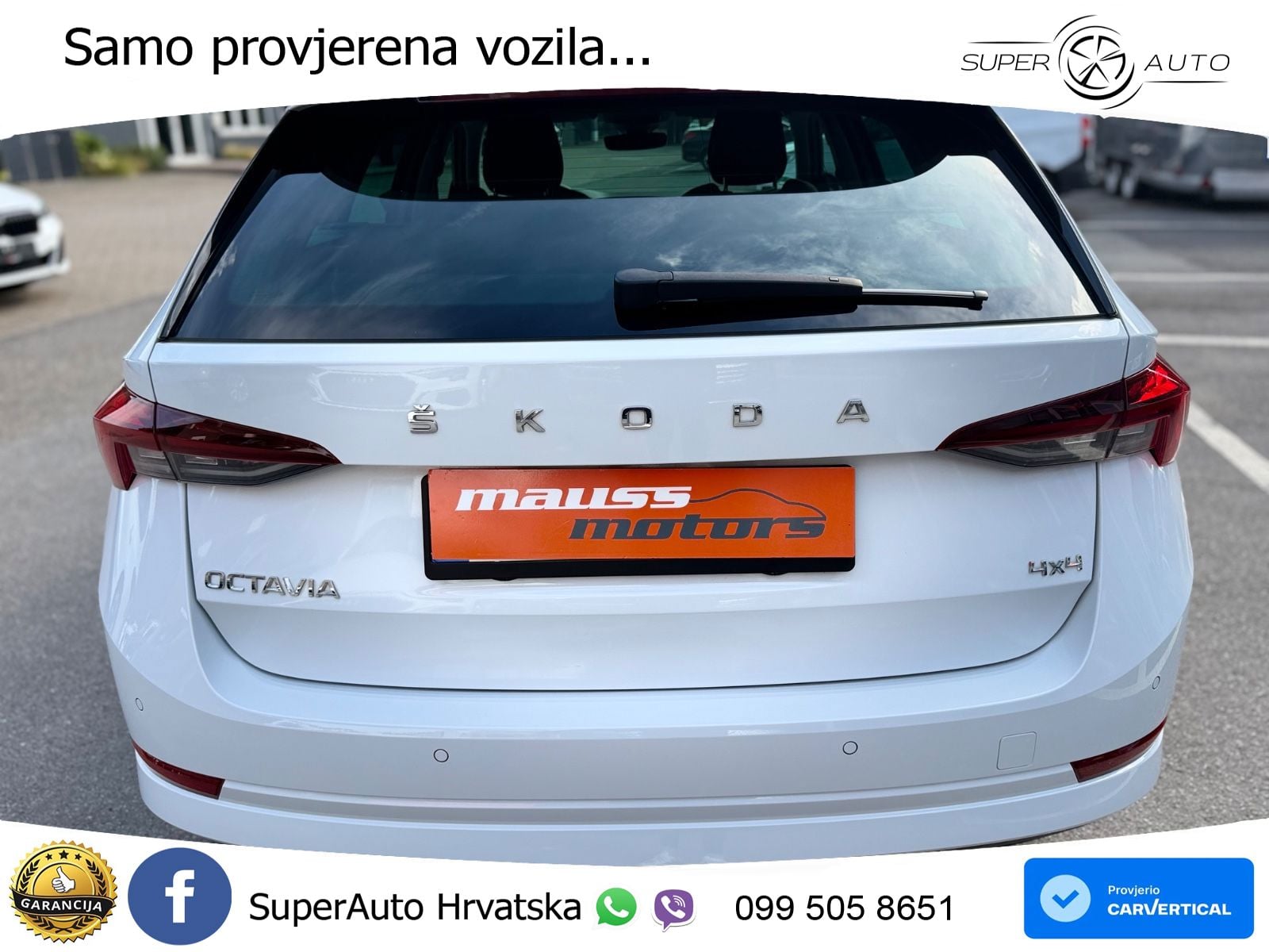 Škoda Octavia Combi 2.0 TDI (150 KS) 4x4 DSG LED+GR SJED+ACC