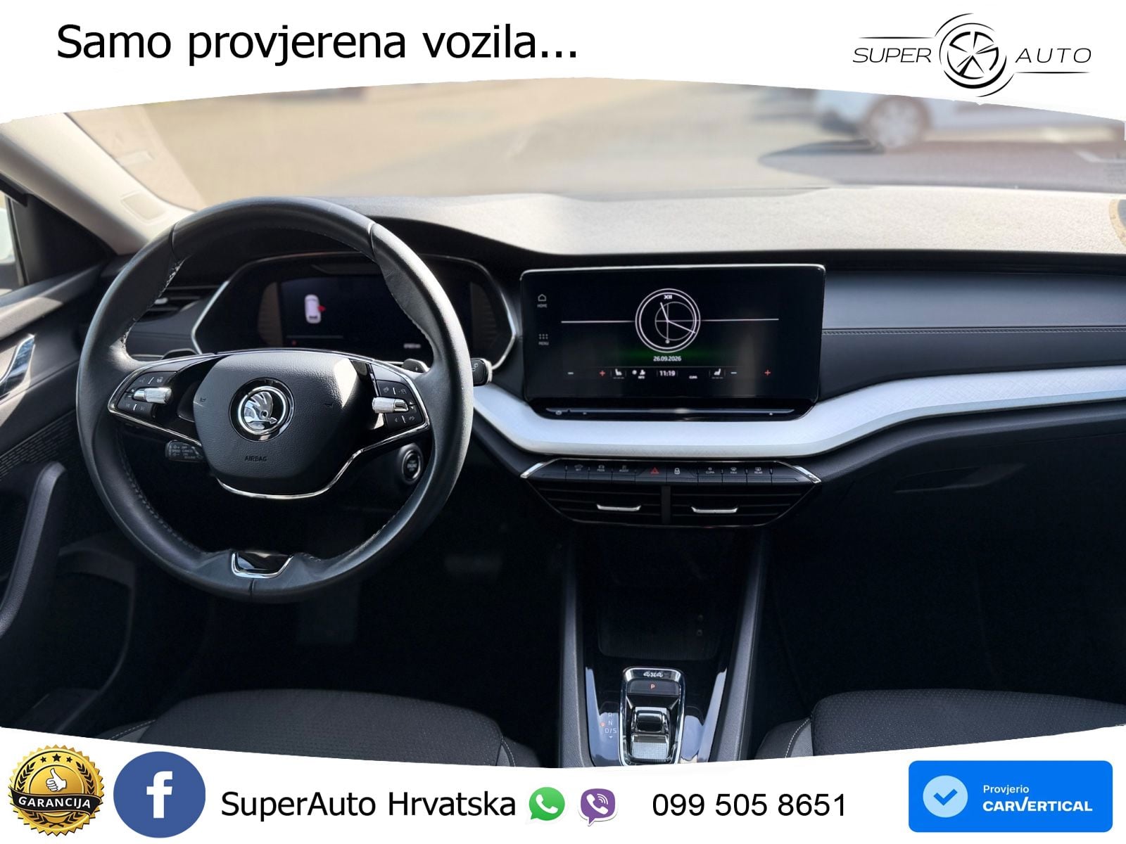 Škoda Octavia Combi 2.0 TDI (150 KS) 4x4 DSG LED+GR SJED+ACC