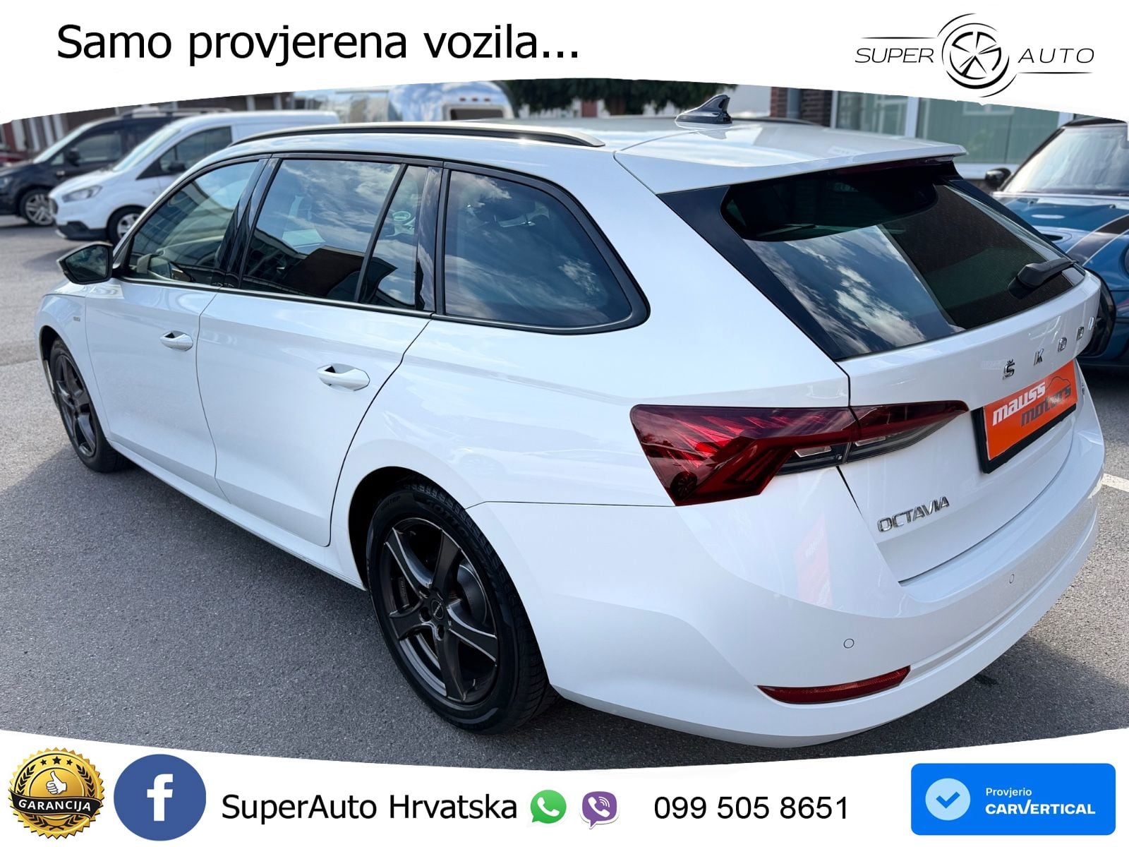 Škoda Octavia Combi 2.0 TDI (150 KS) 4x4 DSG LED+GR SJED+ACC