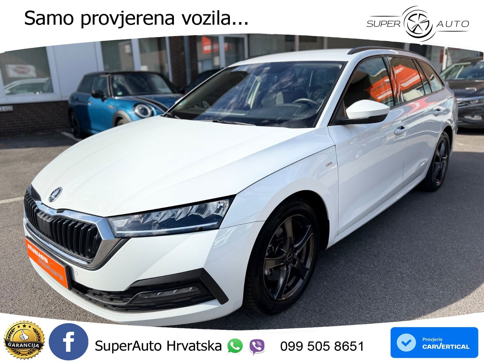 Škoda Octavia Combi 2.0 TDI (150 KS) 4x4 DSG LED+GR SJED+ACC