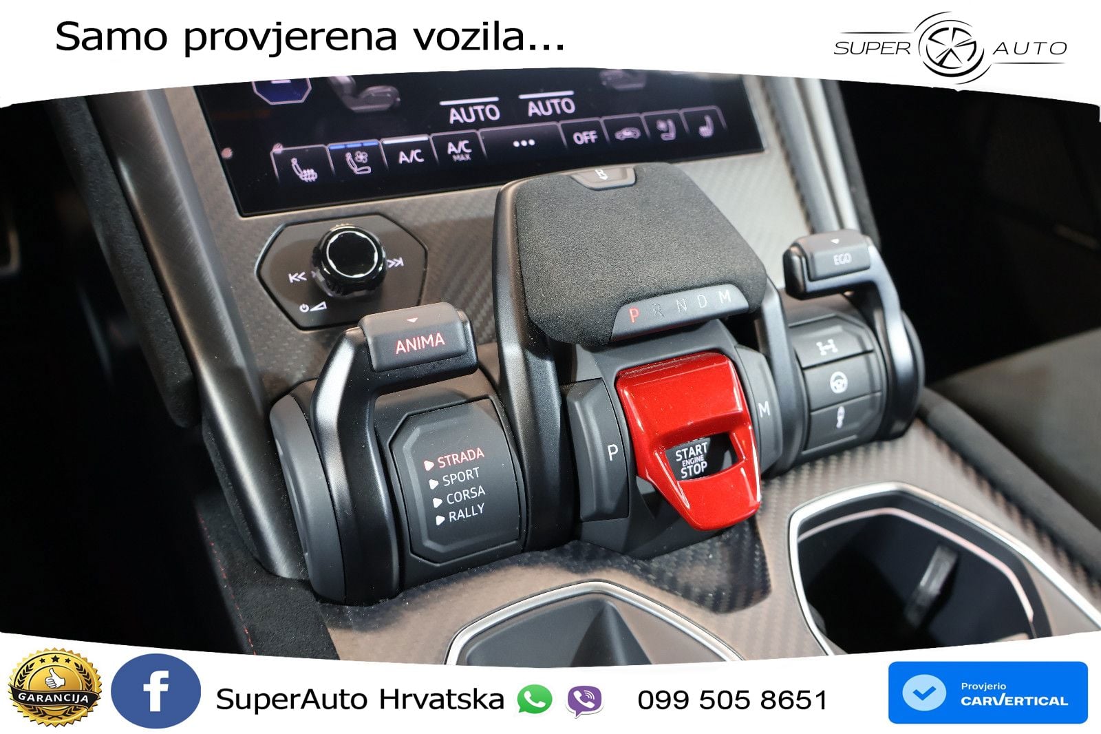 Lamborghini Urus Performante 4.0 V8 (666 KS) 4WD Automatic LED+GR SJED+ACC