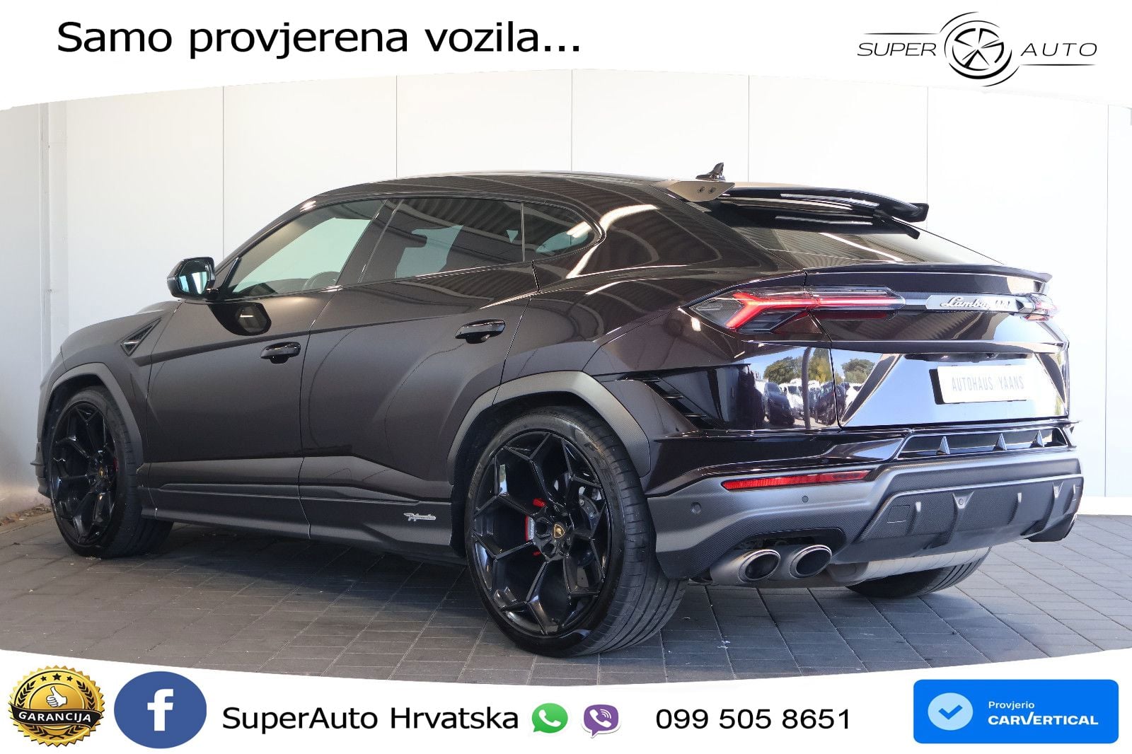 Lamborghini Urus Performante 4.0 V8 (666 KS) 4WD Automatic LED+GR SJED+ACC