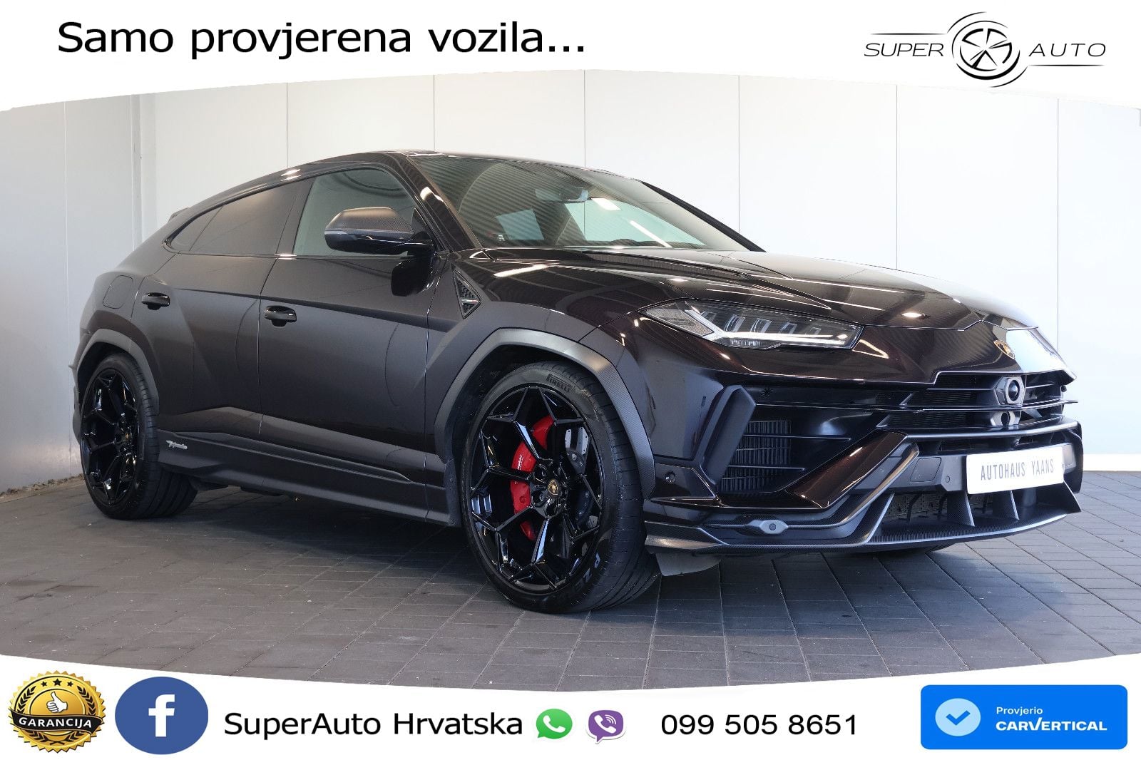 Lamborghini Urus Performante 4.0 V8 (666 KS) 4WD Automatic LED+GR SJED+ACC