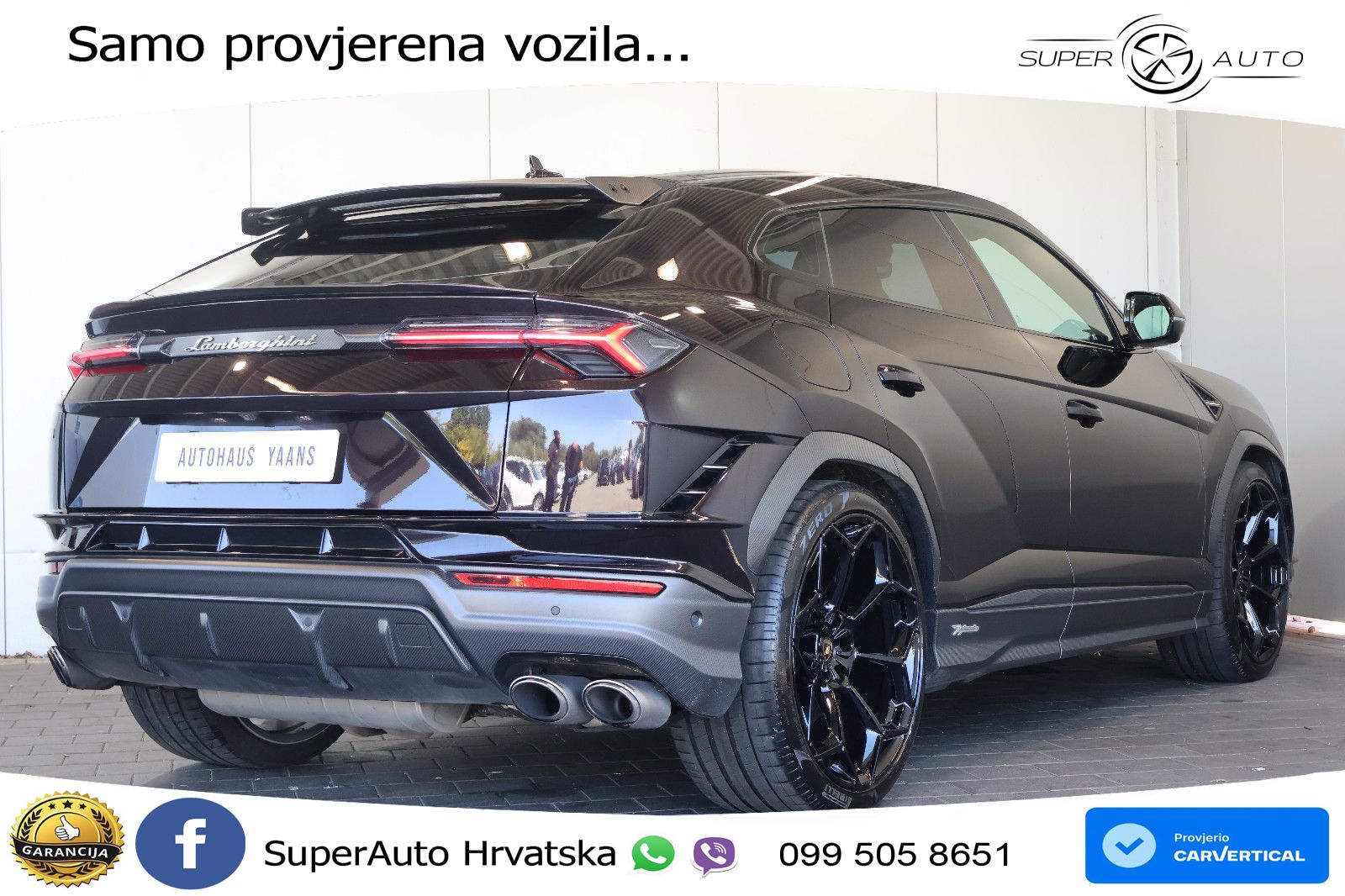 Lamborghini Urus Performante 4.0 V8 (666 KS) 4WD Automatic LED+GR SJED+ACC
