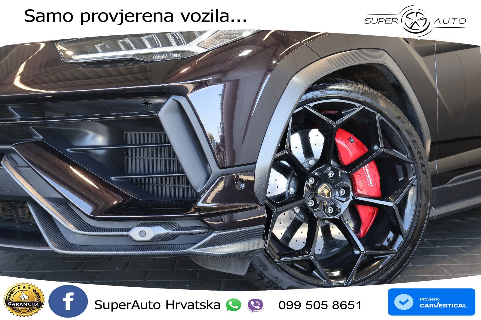 Lamborghini Urus Performante 4.0 V8 (666 KS) 4WD Automatic LED+GR SJED+ACC