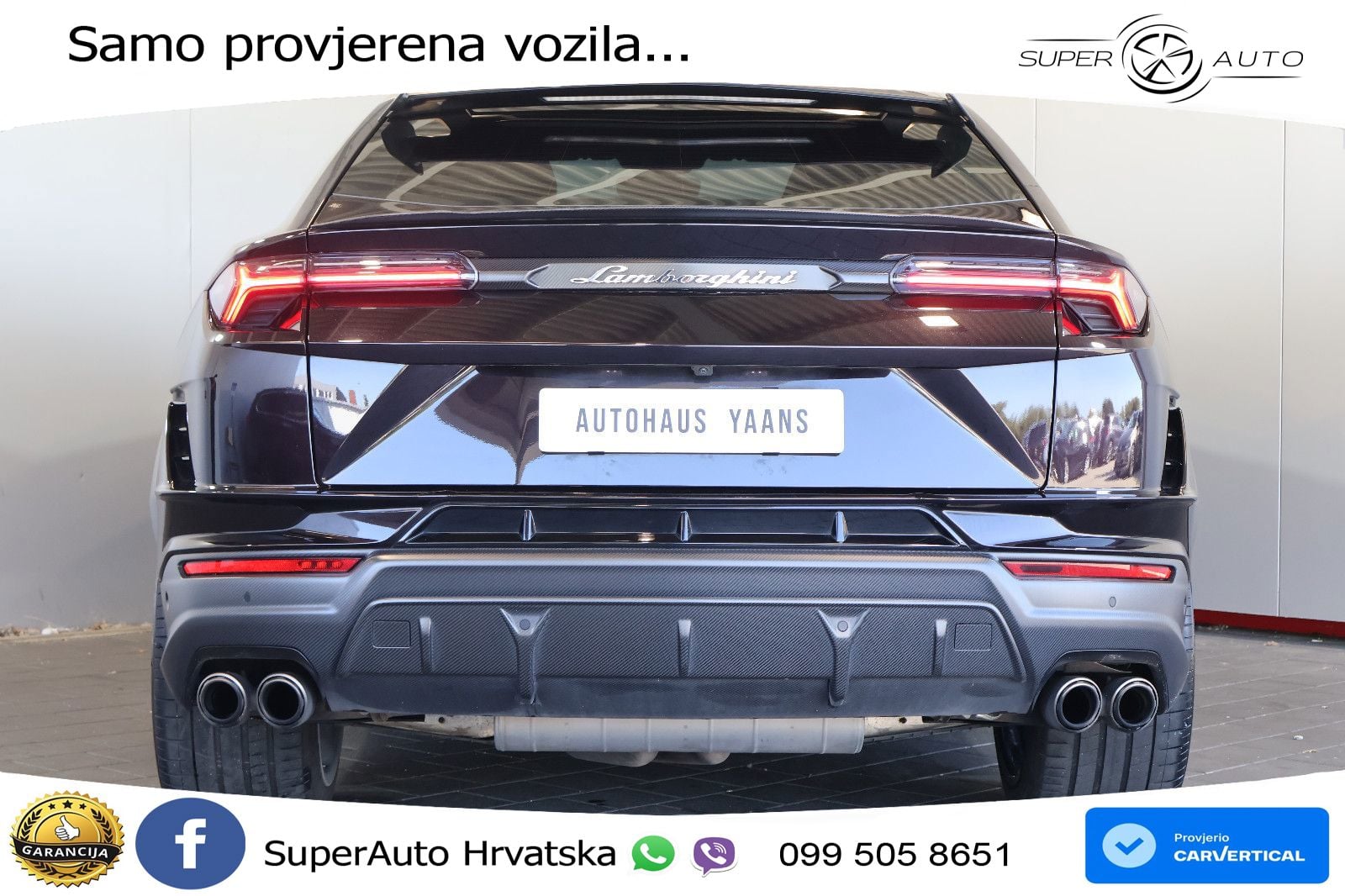Lamborghini Urus Performante 4.0 V8 (666 KS) 4WD Automatic LED+GR SJED+ACC