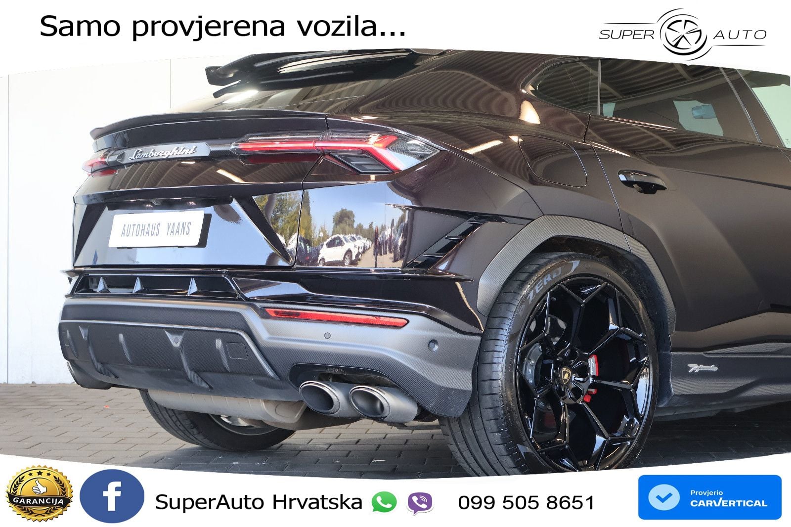 Lamborghini Urus Performante 4.0 V8 (666 KS) 4WD Automatic LED+GR SJED+ACC