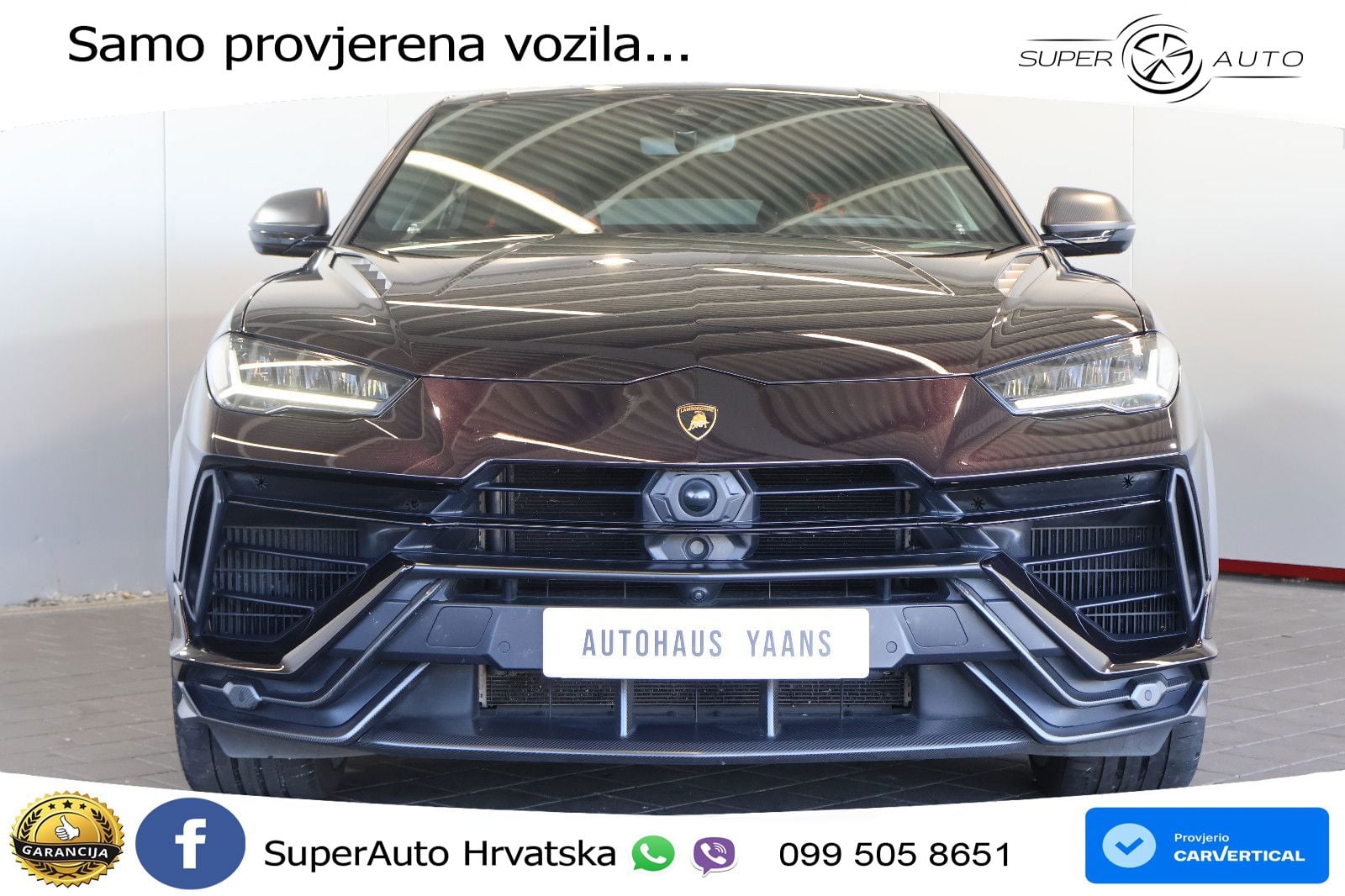 Lamborghini Urus Performante 4.0 V8 (666 KS) 4WD Automatic LED+GR SJED+ACC