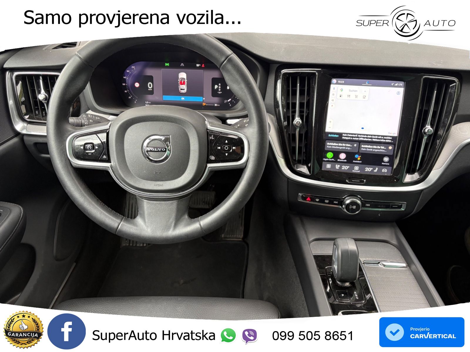 Volvo V60 2.0 B4 Benzin Automatic LED+GR SJED+ACC