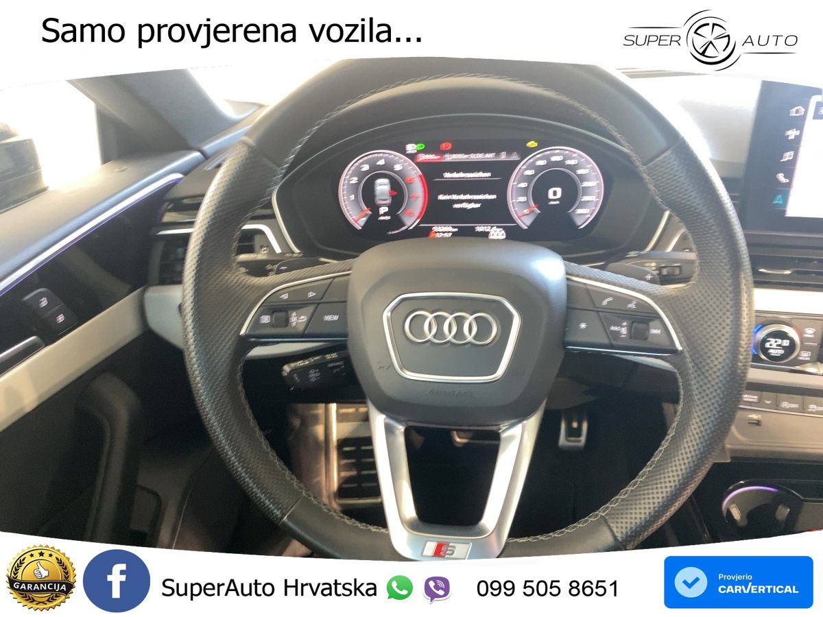 Audi A5 Sportback  40 TFSI (204 KS) quattro S tronic S line MATRIX+GR SJED+KAM