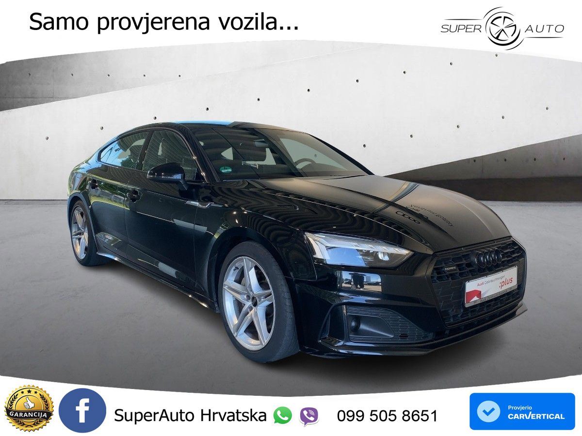 Audi A5 Sportback  40 TFSI (204 KS) quattro S tronic S line MATRIX+GR SJED+KAM