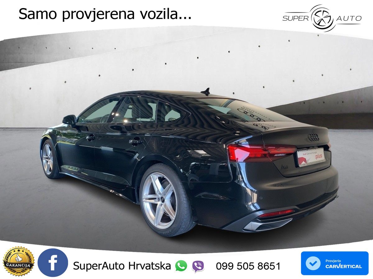 Audi A5 Sportback  40 TFSI (204 KS) quattro S tronic S line MATRIX+GR SJED+KAM