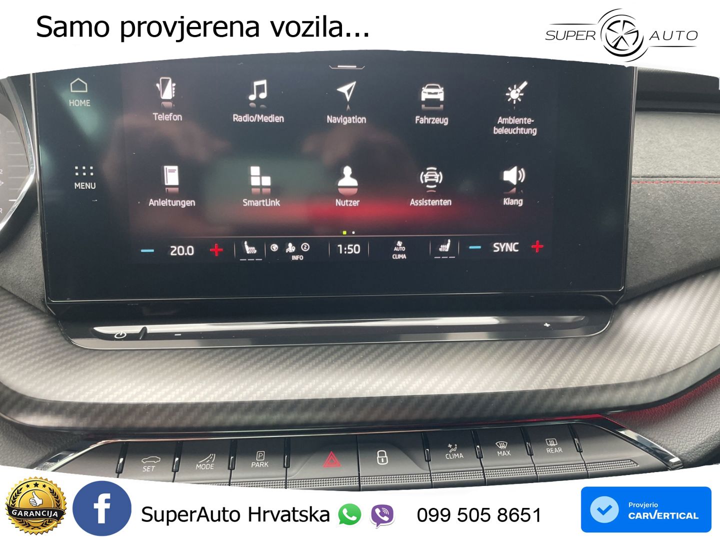 Škoda Octavia Combi RS 2.0 TDI (200 KS) 4x4 DSG LED+GR SJED+ACC