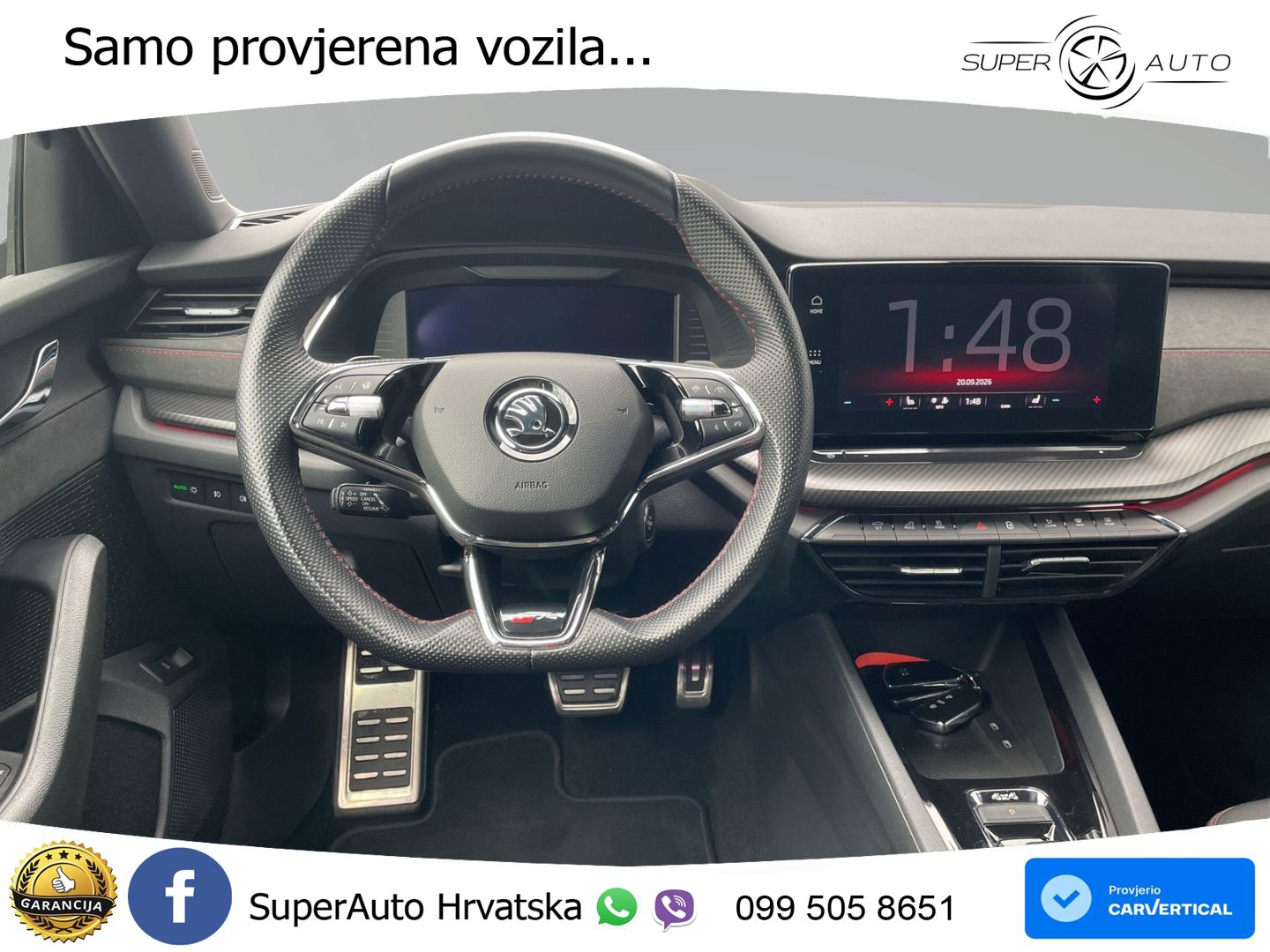 Škoda Octavia Combi RS 2.0 TDI (200 KS) 4x4 DSG LED+GR SJED+ACC