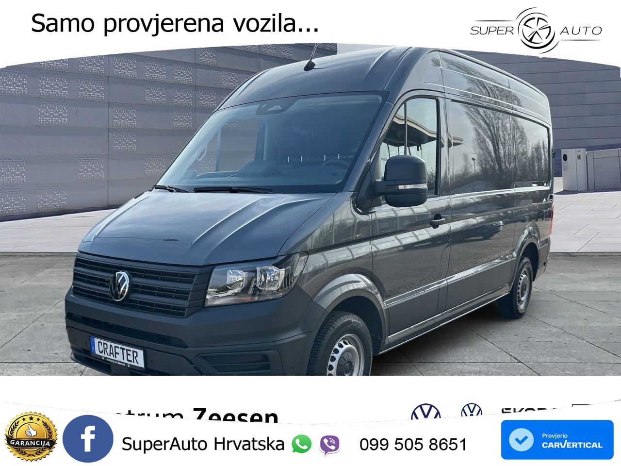 Volkswagen Crafter 35 2.0 TDI Kasten SCR MR HD 140 KS