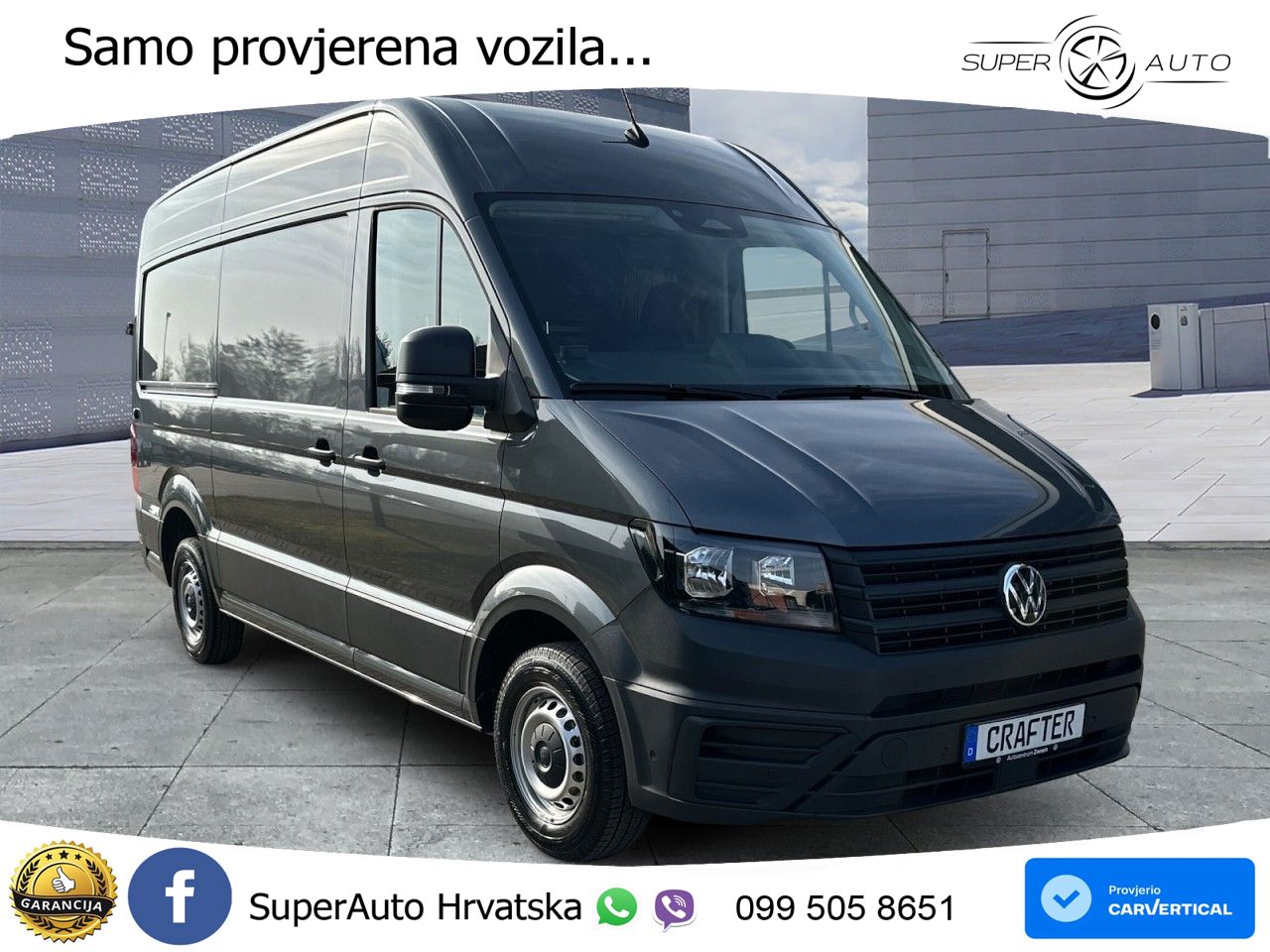 Volkswagen Crafter 35 2.0 TDI Kasten SCR MR HD 140 KS