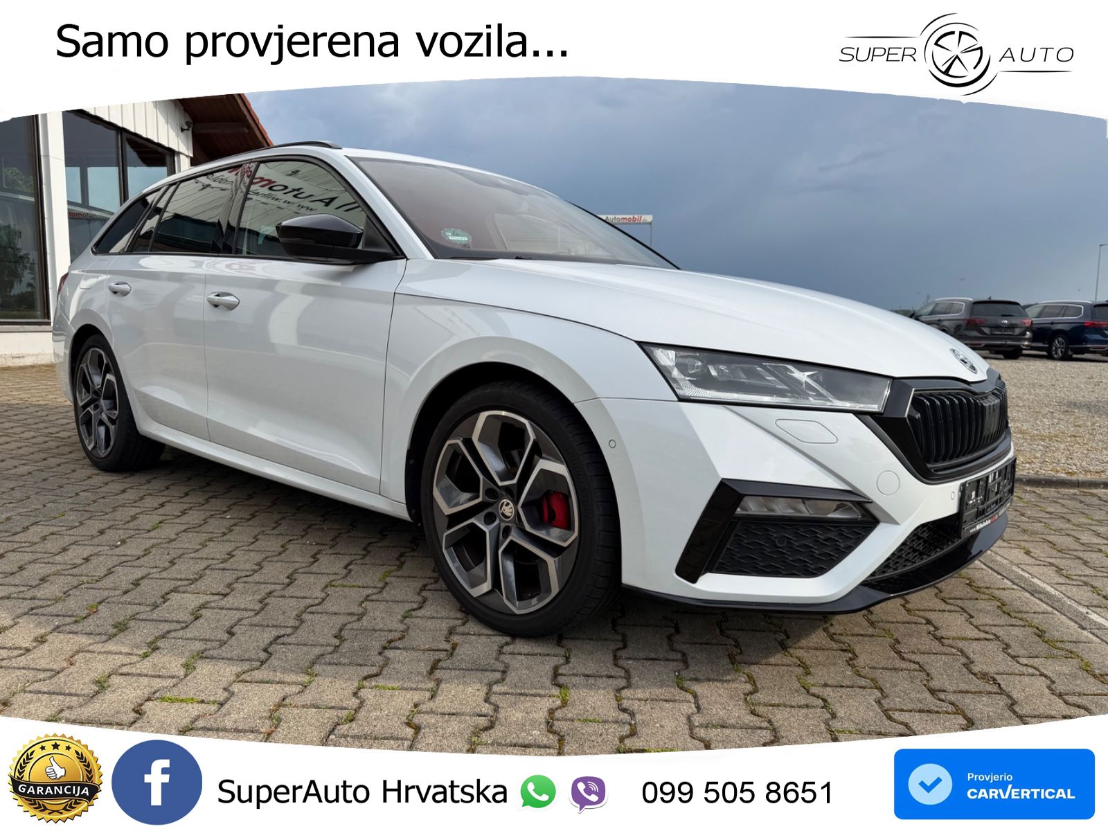 Škoda Octavia Combi RS 2.0 TDI (200 KS) DSG LED+GR SJED+ACC