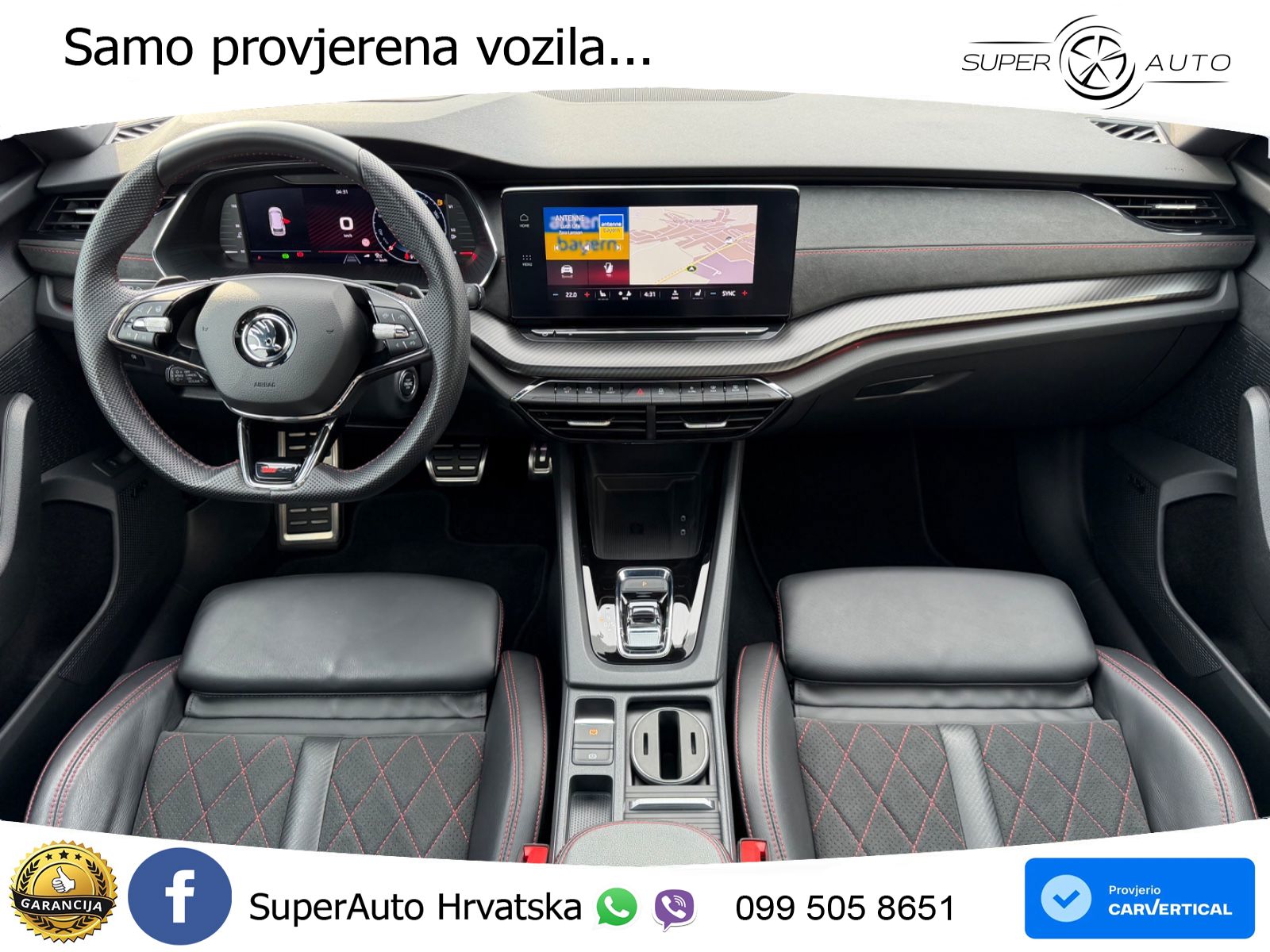 Škoda Octavia Combi RS 2.0 TDI (200 KS) DSG LED+GR SJED+ACC