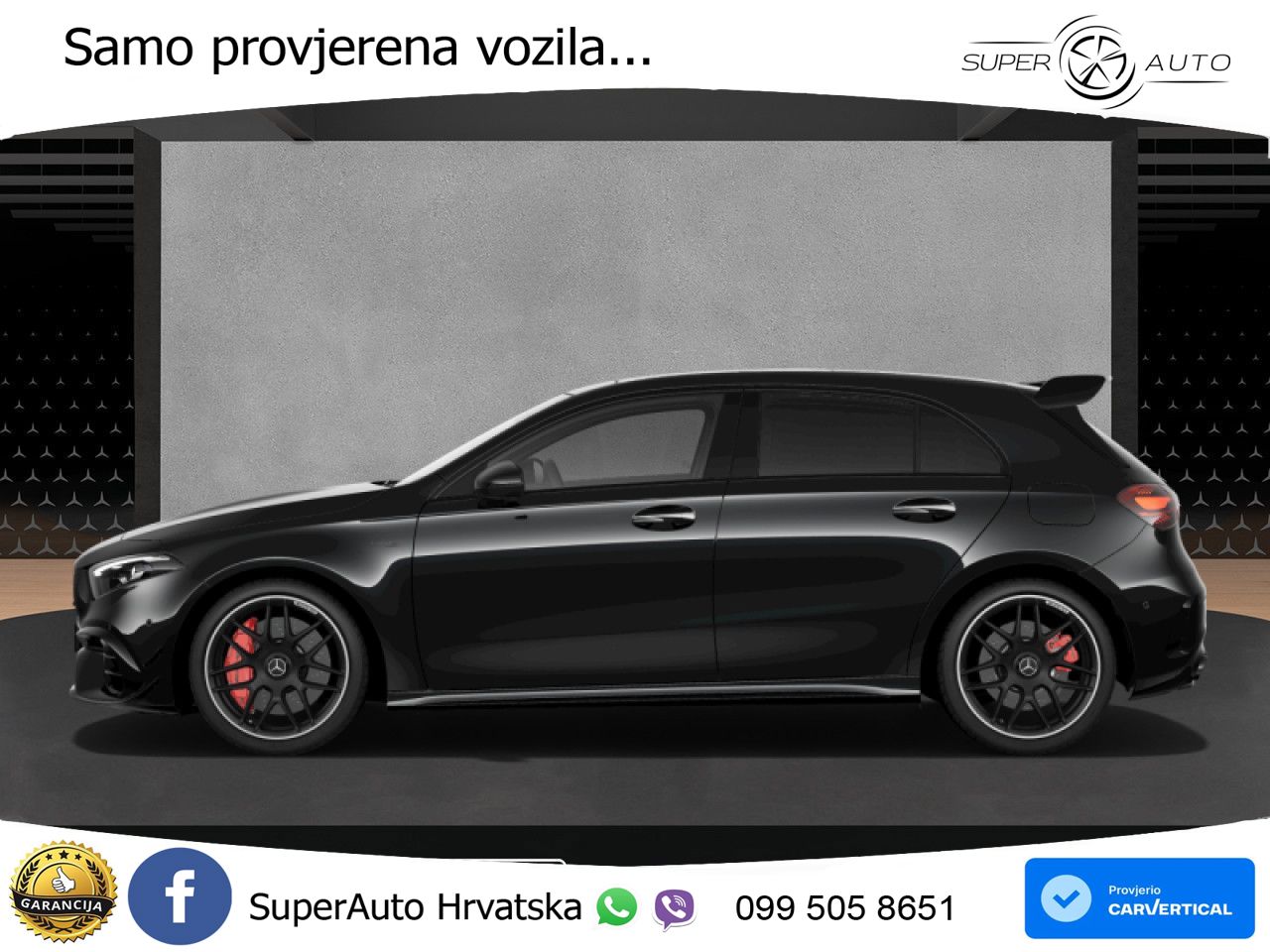 Mercedes-Benz AMG A 45 S 4MATIC+ AMG SPEEDSHIFT DCT 8G LED+GR SJED+ACC