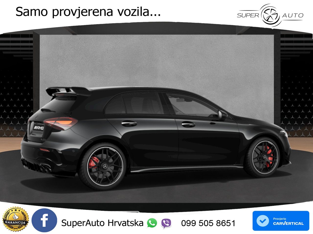 Mercedes-Benz AMG A 45 S 4MATIC+ AMG SPEEDSHIFT DCT 8G LED+GR SJED+ACC