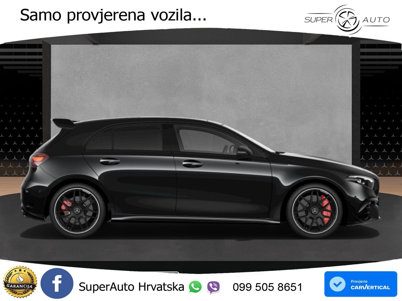 Mercedes-Benz AMG A 45 S 4MATIC+ AMG SPEEDSHIFT DCT 8G LED+GR SJED+ACC