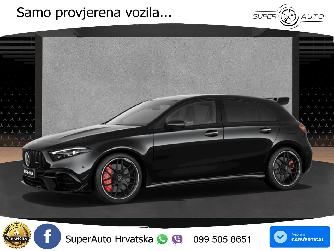 Mercedes-Benz AMG A 45 S 4MATIC+ AMG SPEEDSHIFT DCT 8G LED+GR SJED+ACC