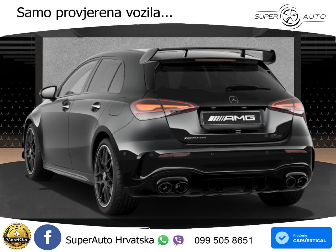 Mercedes-Benz AMG A 45 S 4MATIC+ AMG SPEEDSHIFT DCT 8G LED+GR SJED+ACC