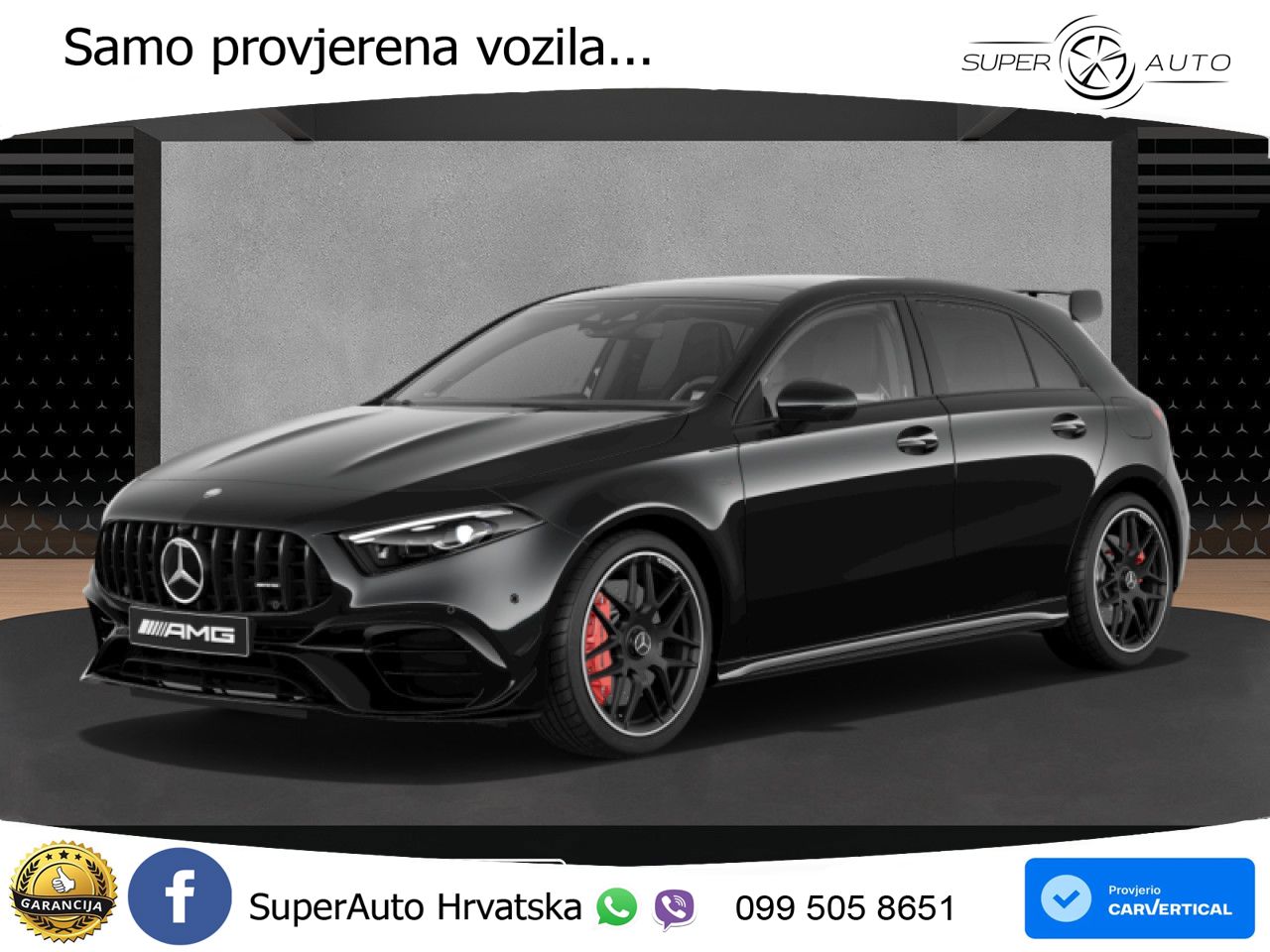 Mercedes-Benz AMG A 45 S 4MATIC+ AMG SPEEDSHIFT DCT 8G LED+GR SJED+ACC