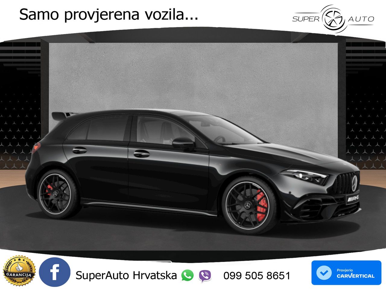 Mercedes-Benz AMG A 45 S 4MATIC+ AMG SPEEDSHIFT DCT 8G LED+GR SJED+ACC