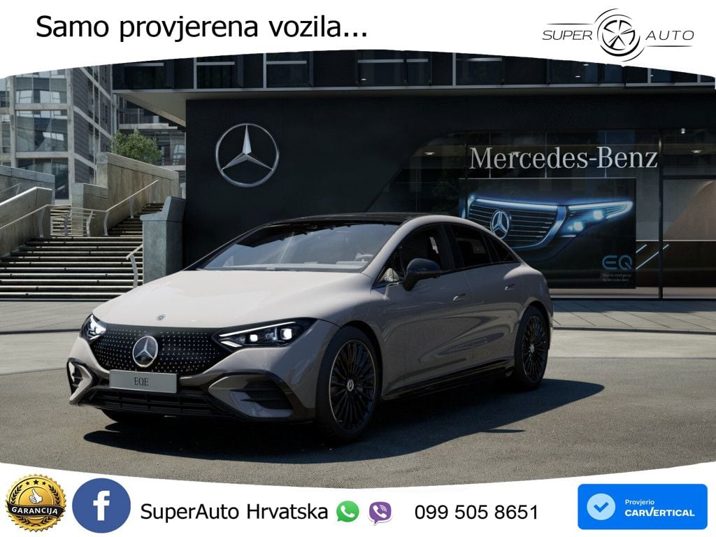 Mercedes EQE 500 100 kWh (408 KS) 4MATIC AMG ZRAČNI+ACC+GR SJED+KAM+PANO