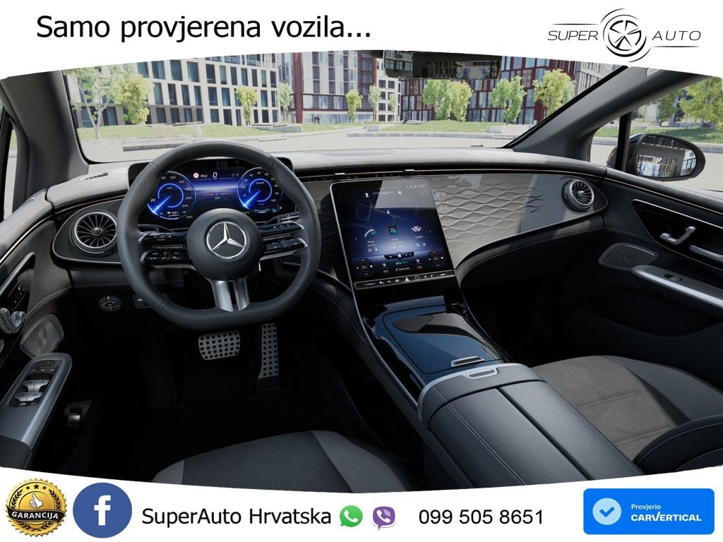 Mercedes EQE 500 100 kWh (408 KS) 4MATIC AMG ZRAČNI+ACC+GR SJED+KAM+PANO